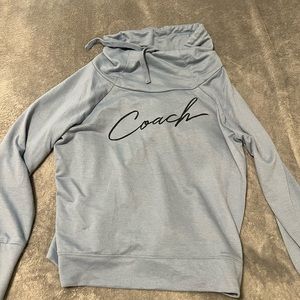 Light Blue Pullover for a Coach